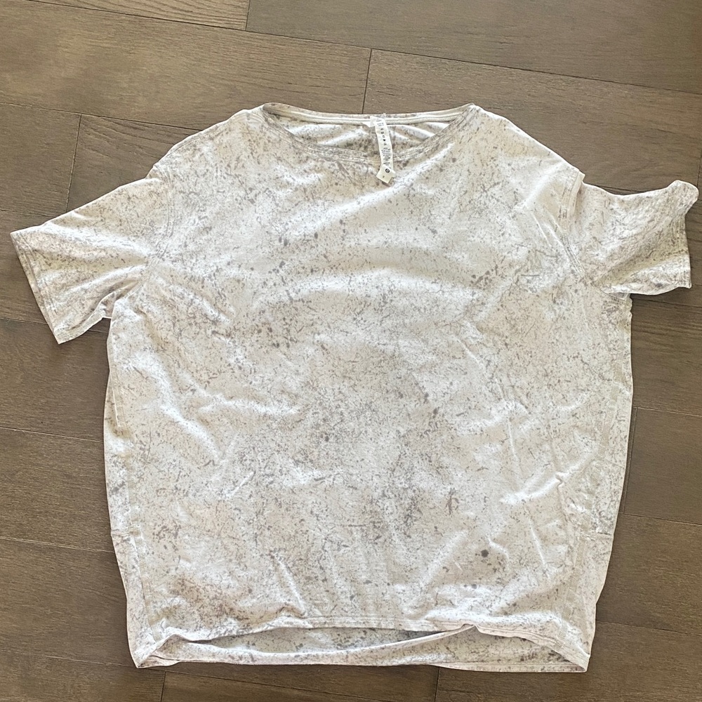 Lululemon Marble Patterned oversized fit T-Shirt